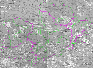 Zemljevid Občine Železniki (atlas verzija)